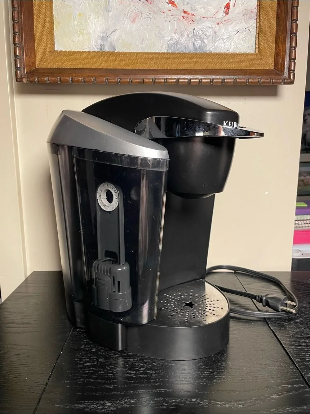Keurig K60 Classic Digital Single-Serve Coffee Maker - Black with Silver Accents